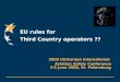 EU rules for  Third Country operators ??