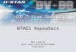 HXO D-Star Update 4-21-2012 W7AES Repeaters Mel Parrish with some content borrowed from K5TIT