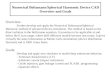 Numerical Boltzmann/Spherical Harmonic Device CAD Overview and Goals