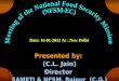 Presented by: (C.L. Jain) Director  SAMETI & NFSM, Raipur  (C.G.)