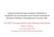 U.S.DOT Transportation Data  Palooza  Workshop  May 9, 2013  Eric Graye, AICP, PTP
