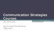 Communication Strategies Courses