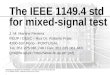 The IEEE 1149.4 std for mixed-signal test