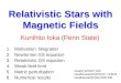 Relativistic Stars with Magnetic Fields