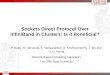 Sockets Direct Protocol Over InfiniBand in Clusters: Is it Beneficial?