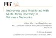 Improving Loss Resilience with Multi-Radio Diversity in  Wireless Networks