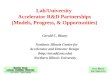 Lab/University  Accelerator R&D Partnerships (Models, Progress, & Opportunities)
