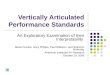 Vertically Articulated Performance Standards