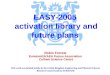 EASY-2005  activation library and future plans