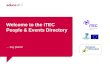 Welcome to the iTEC People & Events Directory
