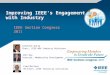 Improving IEEE's Engagement with Industry