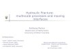 Hydraulic Fracture:  multiscale processes and moving interfaces