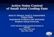 Active Noise Control of Small Axial Cooling Fans