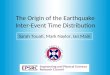 The Origin of the Earthquake Inter-Event Time Distribution