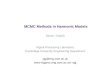 MCMC Methods in Harmonic Models