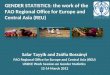 GENDER STATISTICS: the work of the FAO Regional Office for Europe and Central Asia (REU)