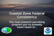 Coastal Zone Federal Consistency