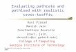 Evaluating pathrate and pathload with realistic cross-traffic