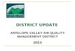 ANTELOPE VALLEY AIR QUALITY MANAGEMENT DISTRICT 2013