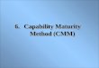Capability Maturity Method (CMM)