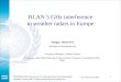 RLAN 5 GHz interference to weather radars in Europe