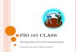 PIO 101 Class