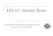 IAS 12 : Income Taxes