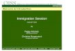 Immigration Session AUGUST 2004 By