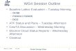 WG4 Session Outline
