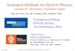 Statistical Methods for Particle Physics Lecture 4:  discovery, exclusion limits