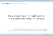 Customer Platform: Transferring Funds