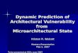 Dynamic Prediction of Architectural Vulnerability from  Microarchitectural State