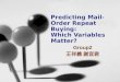 Predicting Mail-Order Repeat Buying:  Which Variables Matter?