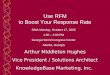 Use RFM  to Boost Your Response Rate