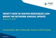 WHAT’S NEW IN HUMAN RESOURCES LAW: BRANT HR NETWORK ANNUAL UPDATE