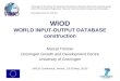 WIOD WORLD INPUT-OUTPUT DATABASE construction