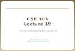 CSE 303 Lecture 19