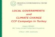 LOCAL GOVERNMENTS  and CLIMATE CHANGE CCP Campaign in Turkey