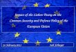Impact of the Lisbon Treaty on the   Common Security and Defence Policy of the European Union