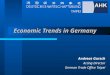 Economic Trends in Germany