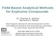 Field-Based Analytical Methods for Explosive Compounds