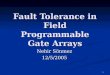 Fault Tolerance in Field Programmable Gate Arrays