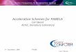 Acceleration Schemes for PAMELA  Carl Beard  ASTeC, Daresbury Laboratory