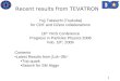 Recent results from TEVATRON