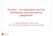 Turnitin – An educative tool for identifying and preventing plagiarism