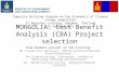 MONGOLIA: Cost Benefit Analysis (CBA) Project selection