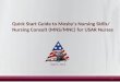Quick Start Guide to Mosby’s Nursing Skills/ Nursing Consult (MNS/MNC) for USAR Nurses