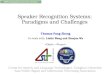 Speaker Recognition Systems: Paradigms and Challenges