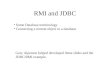 RMI and JDBC
