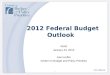2012 Federal Budget Outlook